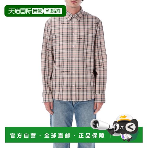 OFF-WHITE 男士衬衫 OMGE04MS26FAB001680 SS2026