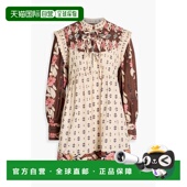 细褶印花棉纱迷你连衣裙 1h可退 334537AINIK RIO 女士 潮奢 FARM