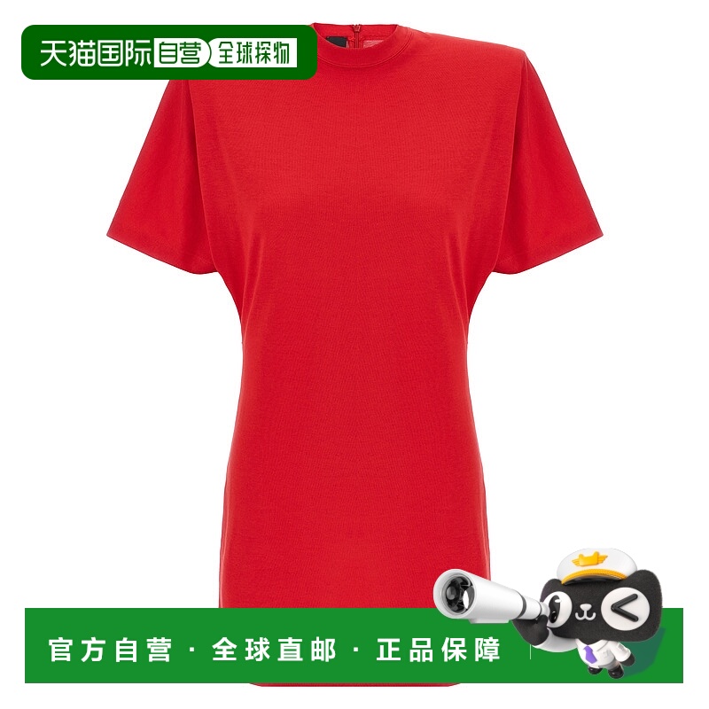 1h可退 PINKO 女士连衣裙 105220A2M2RA1 SS2025 红色 Grady 连衣