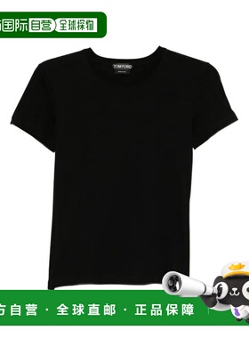 潮奢 Tom Ford 汤姆 福特 女士 TF 棉质徽标刺绣T恤 TSJ629JEX180