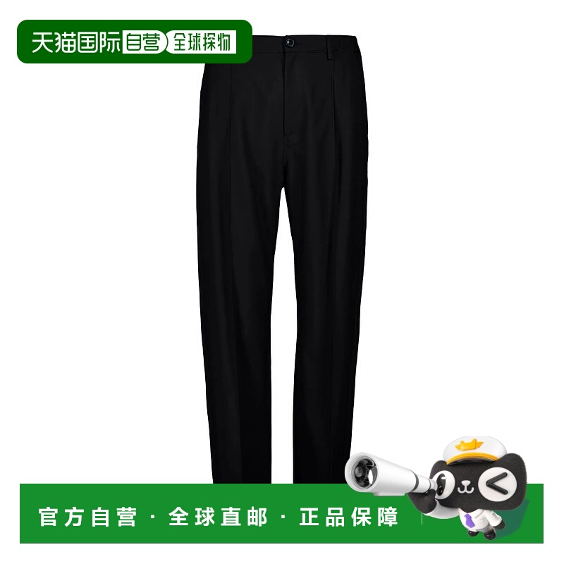 1h可退 MARNI 男士休闲裤 PUMU0324U0TW83900N99 AW2025 黑色