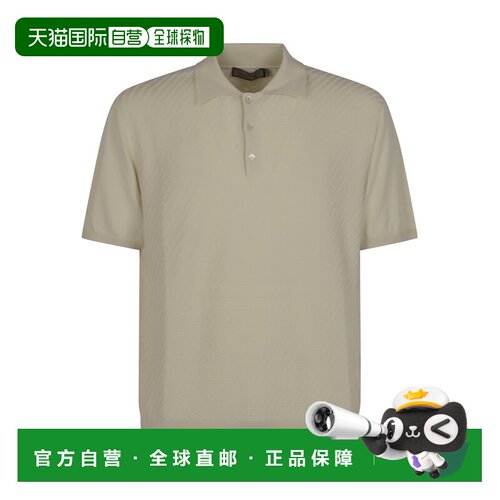 Canali 男士POLO衫 C0127MK02466002 SS2026 米白色