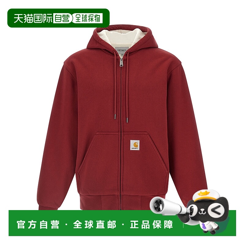 1h可退 CARHARTT WIP 男士卫衣 I035602H806 AW2025 红色 抽绳连