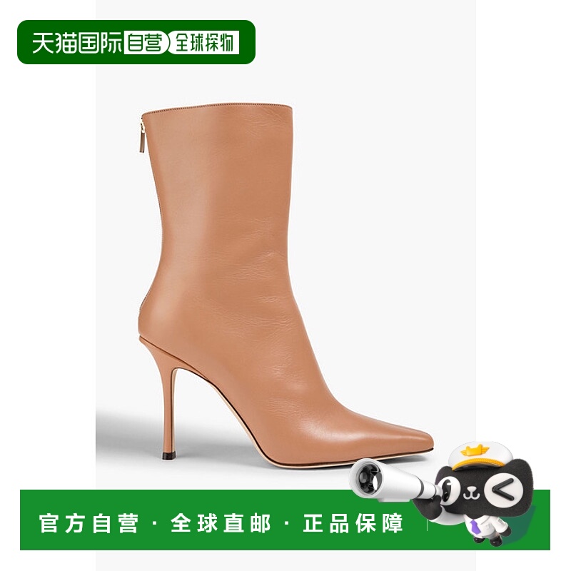 1h可退 潮奢 Jimmy Choo 周仰杰 女士 Agathea 100 皮质短靴 AGAT
