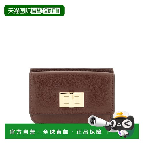 FENDI 女士钱包 8M0556AWR7F1JB6 SS2026 棕色 Portacarte di cre