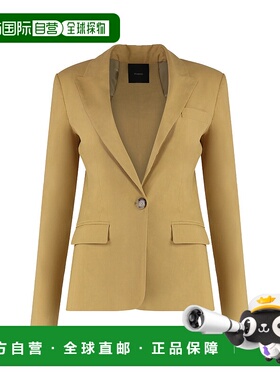 PINKO 女士西服 104818A0IMC68 SS2025 浅棕色 长袖西裝外套西装