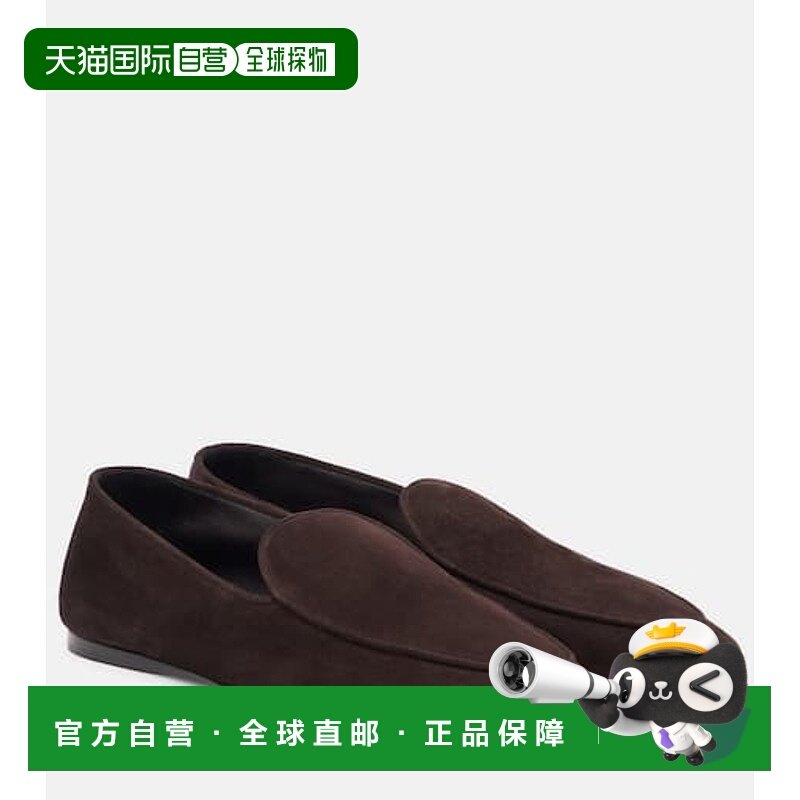 1h可退 潮奢 The Row 女士 Awar 绒面革乐福鞋 brown棕色 舒适时