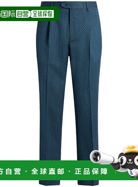 1h可退 ETRO 男士休闲裤 MREA000199TJB24S9883 SS2025 蓝色