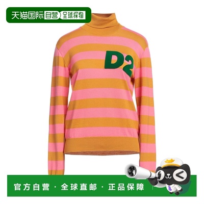 1h可退 潮奢 Dsquared2 二次方 女士 高领上衣 yellow黄色 舒适时