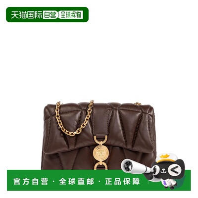 1h可退 潮奢 versace 范思哲 女士 翻盖单肩包 10159641A12973