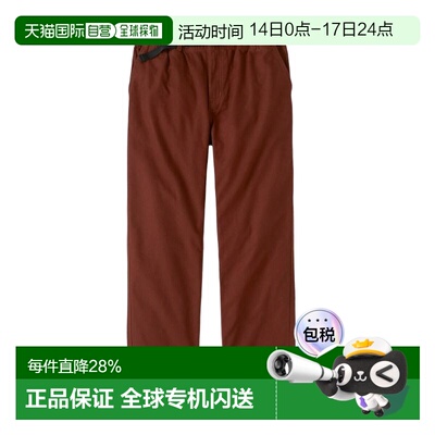 巴塔哥尼亚（Patagonia）男士 Point Reyes  帆布直筒休闲裤长裤