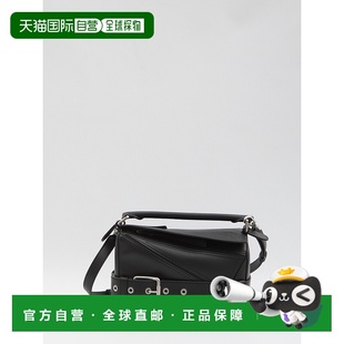 LOEWE 女士单肩包 A510S21XC71100 AW2025 黑色 Puzzle Biker Bag