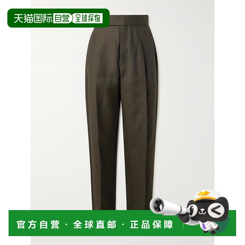 1h可退 潮奢 Fear Of God 男士 8th Virgin 直筒褶裥羊毛真丝混