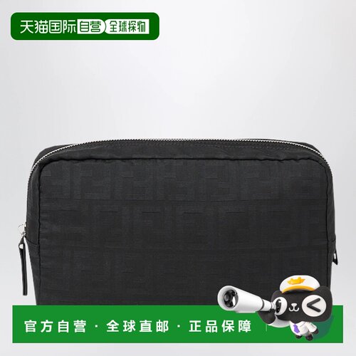FENDI 男士化妆包 8N0220B1J2F0QA1 AW2026 黑色 BEAUTY MEDIUM F