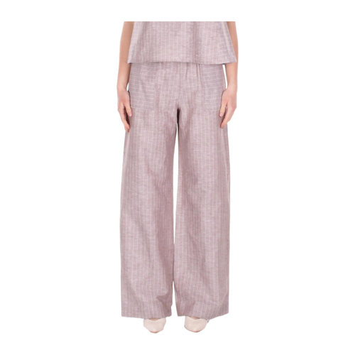 MAX MARA 女士休闲裤 6131016806004 SS2026 粉红色 阔腿休闲裤