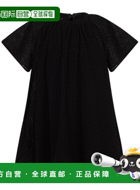 BALMAIN 女童连衣裙 BX1D61K0259930NE AW2025 黑色