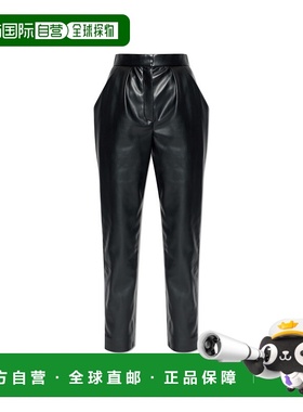 BALMAIN 女士休闲裤 FF0PN190XH820PA CO 黑色 Balmain high-wais