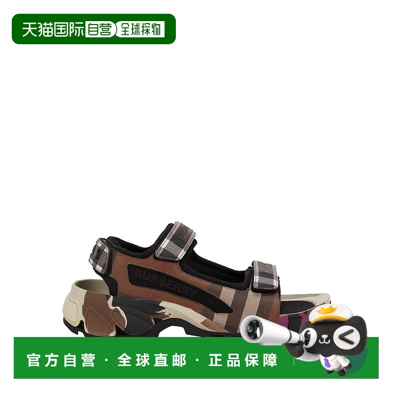 1h可退 潮奢 Burberry 巴宝莉 男士 凉鞋 brown棕色 舒适时尚