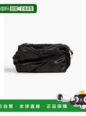 1h可退 潮奢 Simkhai 女士 Belle 绸缎手包 425H021BSATBLACK