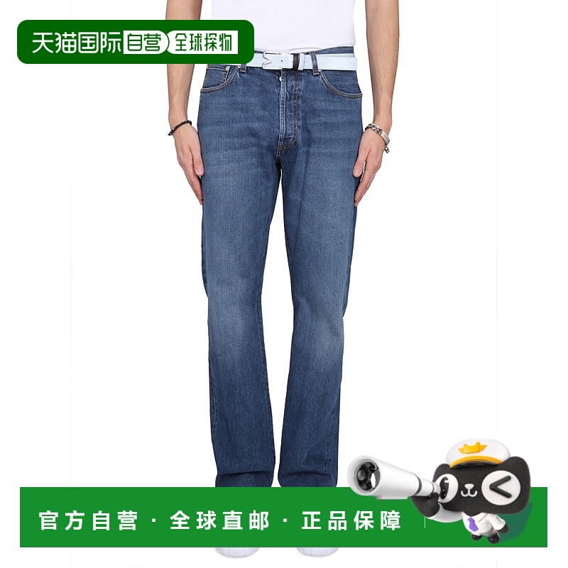 1h可退 ALEXANDER MCQUEEN 男士休闲裤 726597 SS2023 蓝色