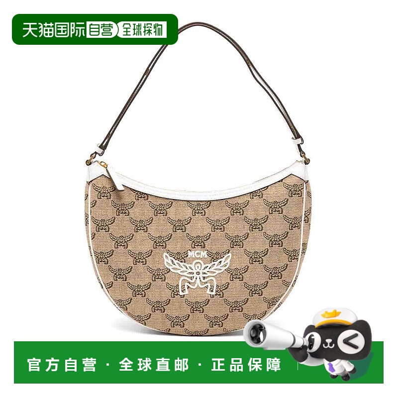 1h可退 MCM 女士斜挎包 MWHFSAC03IN001 SS2025 卡其色