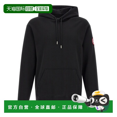 1h可退 CANADA GOOSE 男士卫衣 1284M9061 AW2026 黑色 长袖连帽