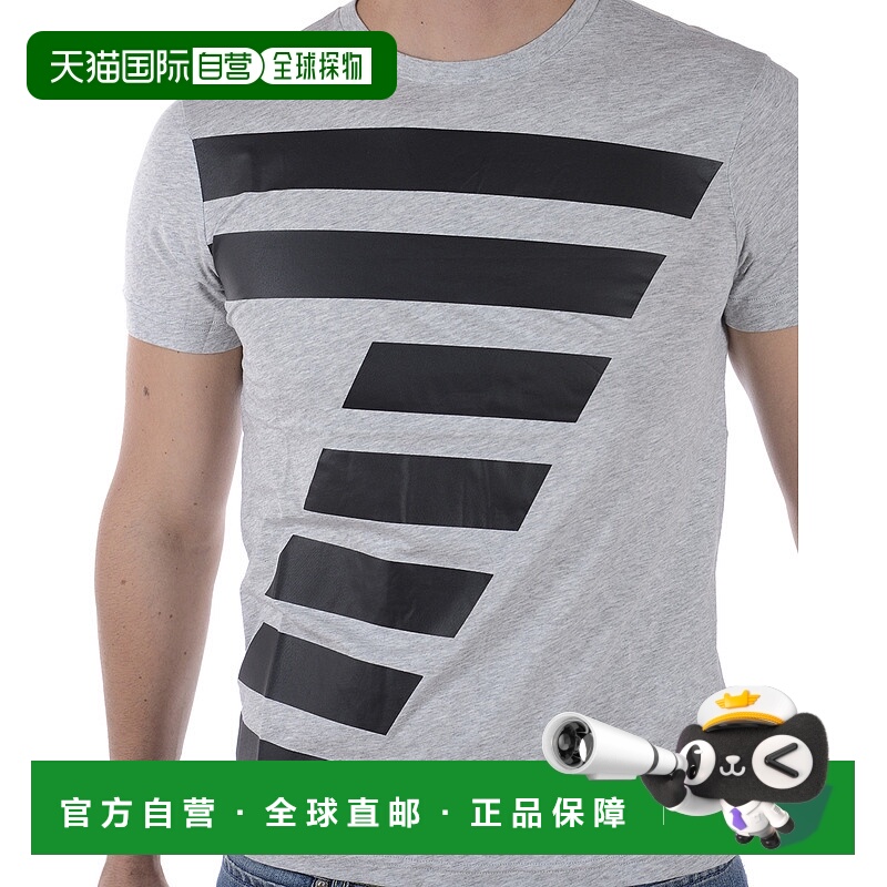 1h可退 EA7 EMPORIO ARMANI 男士T恤 3ZPT86PJM9ZGREY SS2022短袖