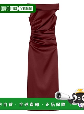 MAX MARA 女士连衣裙 OPACO009 AW2025 ABITO LUNGO 红色长裙