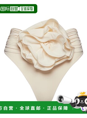1h可退 潮奢 magda butrym 女士 高腰比基尼下装 813721CREAM