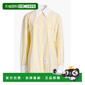 潮奢 条纹棉质凸纹布衬衫 Thom 汤姆 1h可退 女士 Browne 布朗