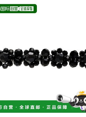 1h可退 潮奢 Simone Rocha 蒙娜 罗莎 女士 黑色 Flower 发夹 CLP