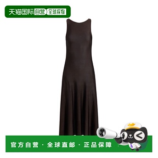 1h可退 KHAITE 女士连衣裙 9571429864 AW2024 深棕色 船领连衣裙