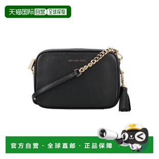 32F7GGNM8L001 女士斜挎包 黑色 Ginny cam MICHAEL leather KORS