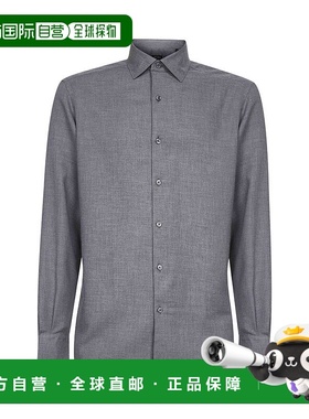 1h可退 潮奢 zegna 杰尼亚 男士 Cashco 长袖羊绒衬衫 E8X44A6SRF