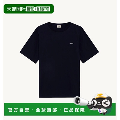 AUTRY 男士T恤 TSPM007B07B SS2026 黑色 T-SHIRT MAIN MAN