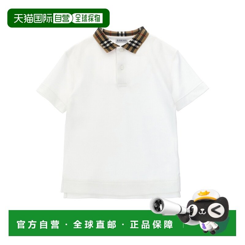 BURBERRY 男童衬衫 8105571WHITE AW2025 白色 'Johane' polo shi,童装/婴儿装/亲子装,衬衫,淘宝优惠券,粉丝福利购,淘宝优惠卷