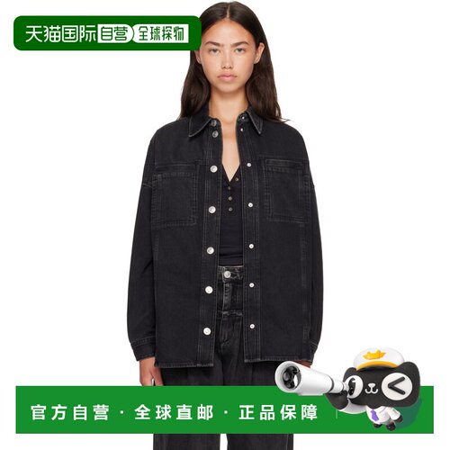 ISABEL MARANT 女士 黑色 Imana 牛仔夹克 26ACH0329FAD3H01E02FK