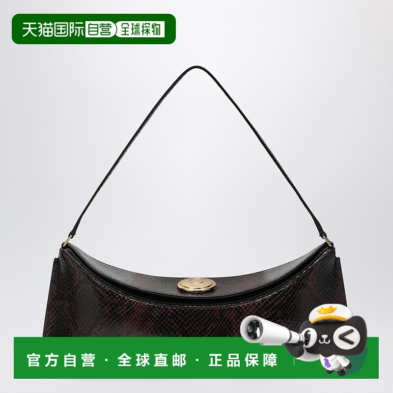 1h可退 潮奢 Jacquemus 女士 Ovalo 压花蟒蛇纹质感皮革手包 25HB