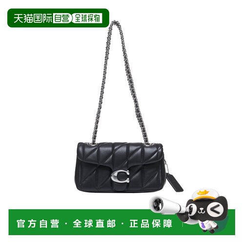 COACH 女士单肩包 CP149LHBLK SS2025 黑色 Coach Tabby 20 Cross