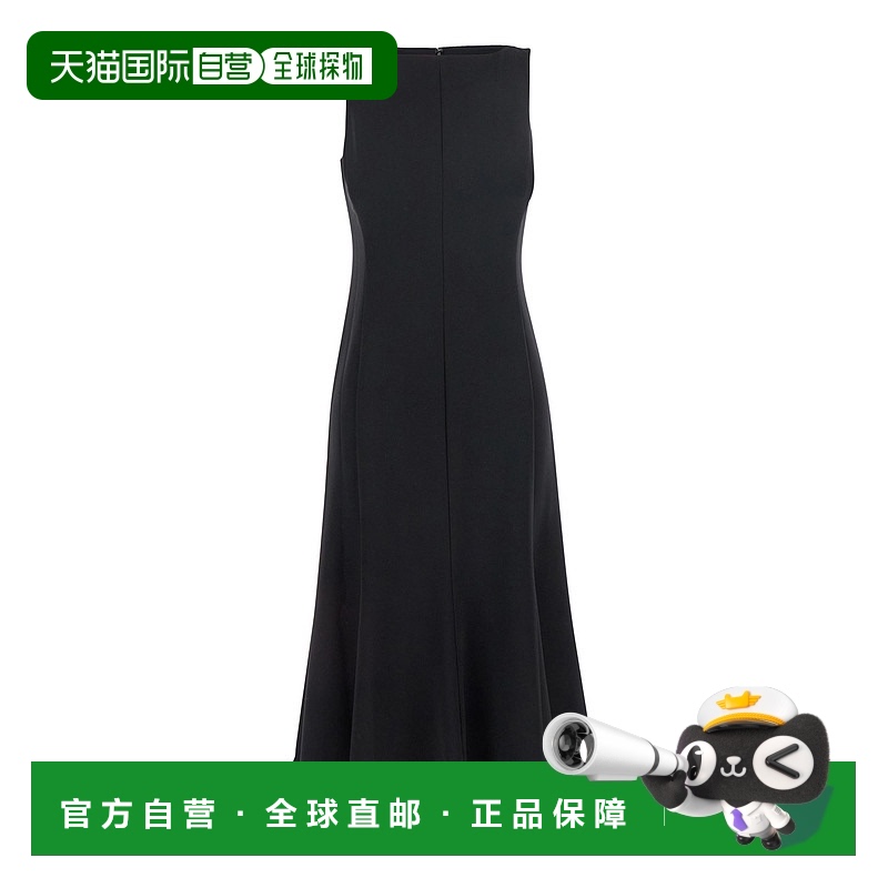 1h可退 潮奢 THEORY 希尔瑞 女士 'Mermaid' 黑色无袖圆领高科技