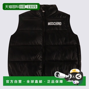 AW2024 1h可退 HPS02KL3A3260100 男童大衣 黑色 MOSCHINO
