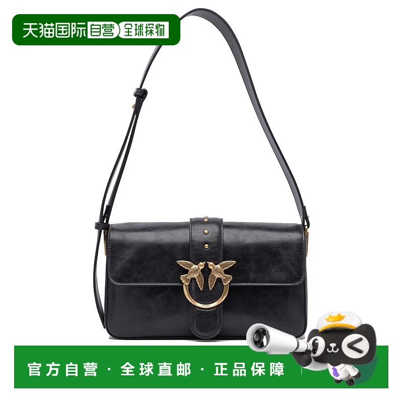 1h可退 PINKO 女士斜挎包 104524A2C2Z99Q SS2025 黑色 Pinko Cro