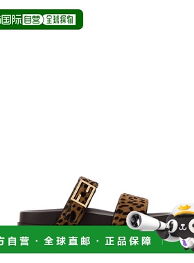 FENDI 女士拖鞋 8X8710AY9SF1TOP AW2025 黑色 Printed calf hair