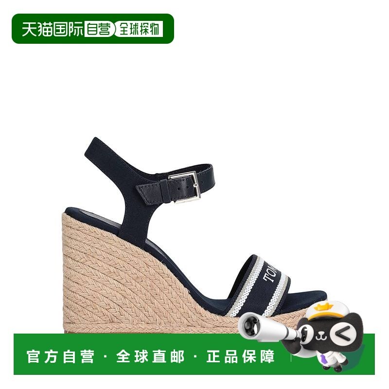 1h可退 潮奢 Tommy Hilfiger 汤米 希尔费格 女士 帆布面凉鞋,女鞋,休闲凉鞋,淘宝优惠券,粉丝福利购,淘宝优惠卷
