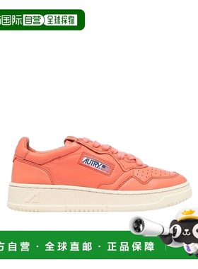 AUTRY 女士运动鞋 AULWGG24 SS2022 粉红色 徽标细节休闲运动鞋