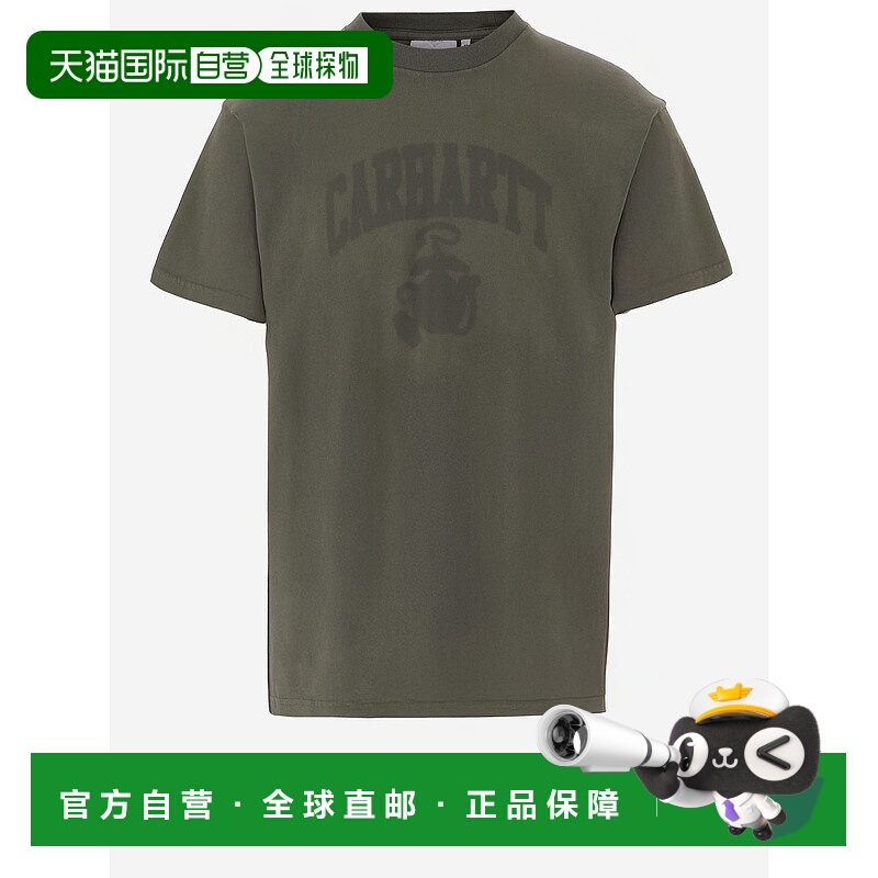 1h可退 CARHARTT WIP 男士T恤 I0360646360 SS2026 军绿色