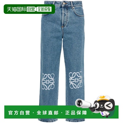 LOEWE 女士牛仔裤 S359Y11XBT5475 SS2025 蓝色 Loewe 'Anagram'
