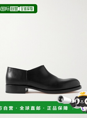 1h可退 潮奢 The Row 男士 涂油革直入式乐福鞋 F2131L609