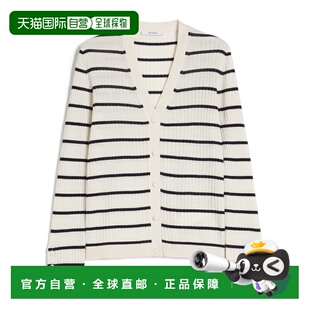 MAX MARA 女士针织衫 1341026806006 SS2026 白色羊绒 长袖开衫