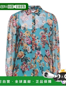 1h可退 潮奢 Liu Jo 女士 Blouses 花朵衬衫 blue蓝色 舒适时尚